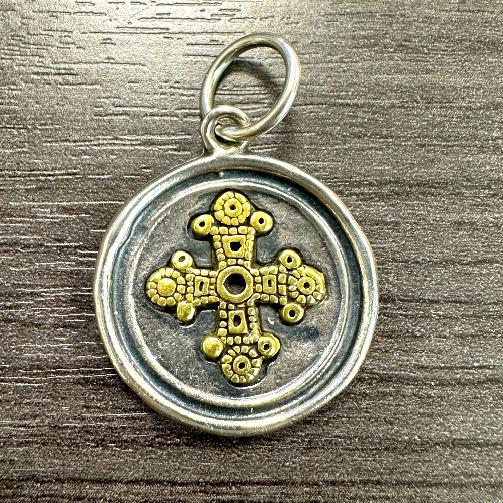 Waxing Poetic “Wing and a Prayer” Croix cross charm pendant